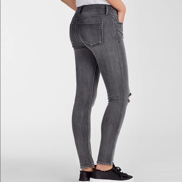 Express Mid Rise Stretch Jeans - Picture 7 of 8
